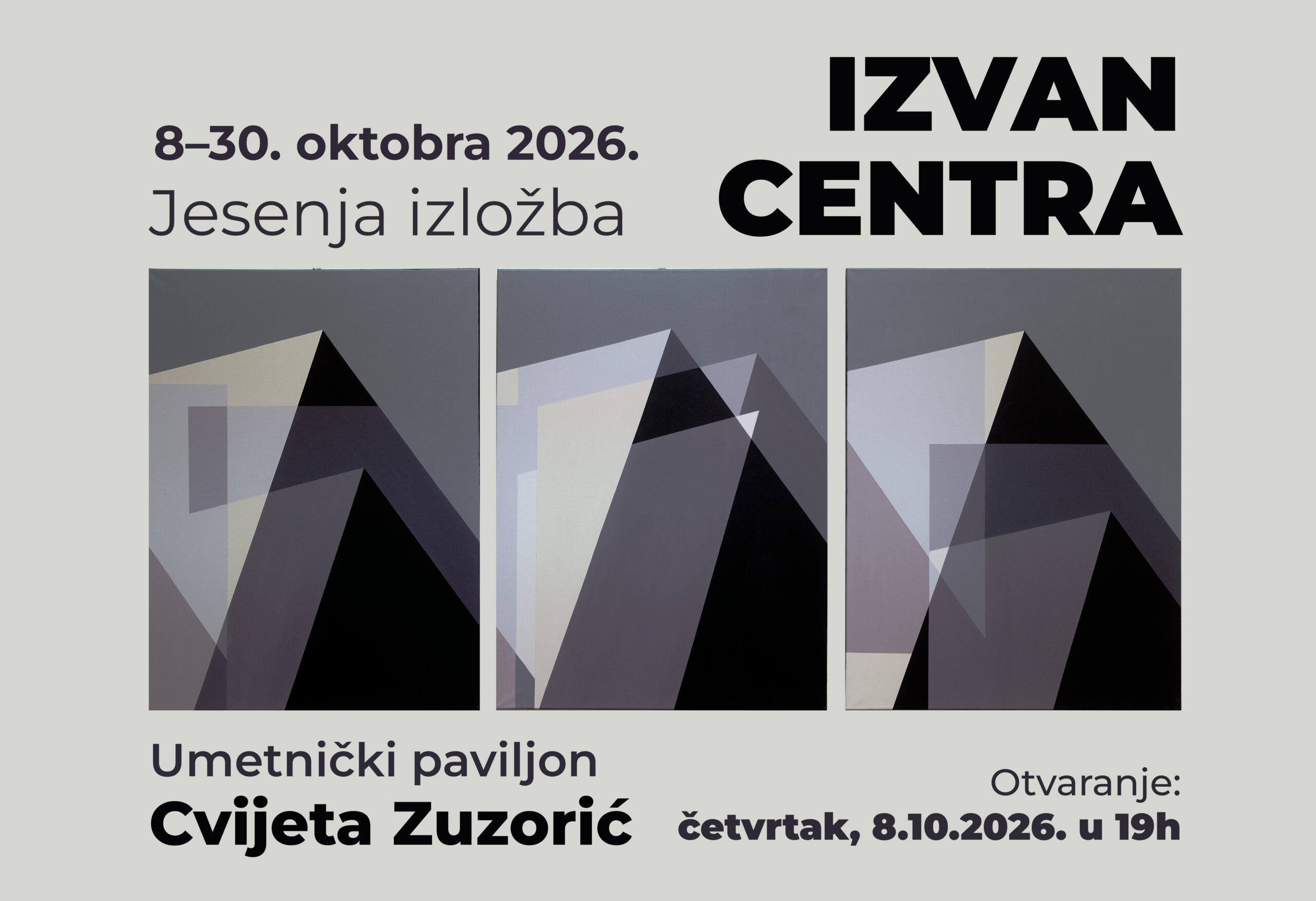 Izvan centra copy Mila Gvardiol – izložba u Galeriji Lazar Vozarević